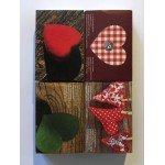 Boites d'allumettes cœur