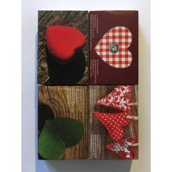 Boites d'allumettes cœur