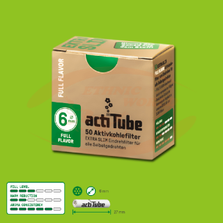 Filtre ActiTube EXTRA SLIM 6 mm